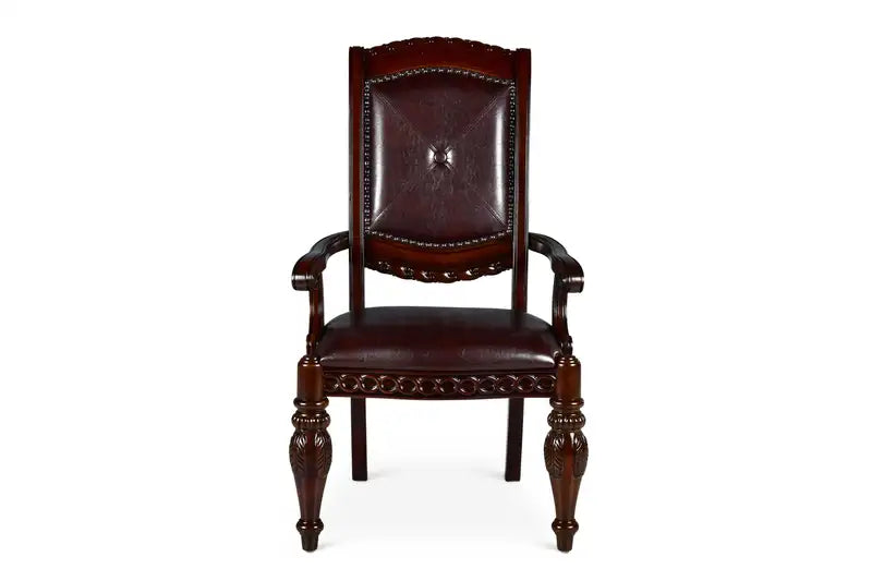 Antoinette Dark Brown Armchairs (Set of 2)