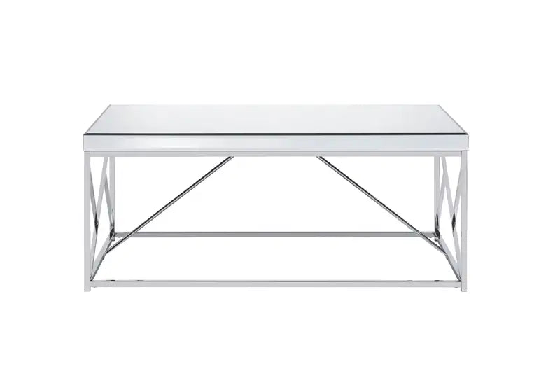 Evelyn Gray Mirror Top Cocktail Table