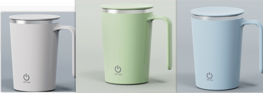 Electric Mixing Cup - Automatic Stirring Coffee Mug with Lazy Rotating Design