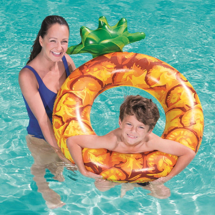 Cute Pineapple Inflatable Underarm Ring Adult Plastic Lifebuoy