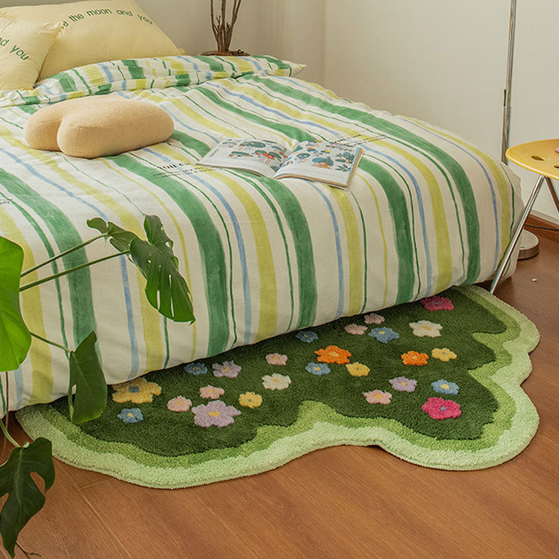 Living Room Carpet Plants Flower Bedroom Rug Soft Hallway Area Floor Pad Mat Doormat