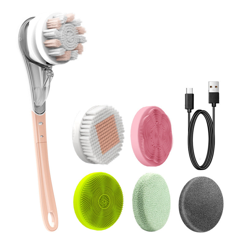 Multifunctional Electric Bath Brush - Six-in-One Waterproof Rubbing Artifact