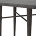 32 Inch Square Wicker Bar Table - Outdoor Patio Furniture - Minihomy