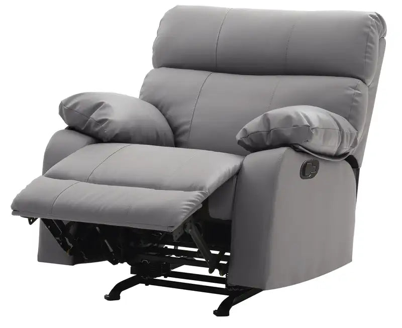 Manny G531-RC Gray Rocker Recliner by Glory Furniture