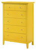 Hammond Chest - Yellow - 5 Drawer Storage Chest by Glory Furniture - Minihomy