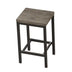 Brown Gray Kitchen Dining Table Set with 3 Stools - Modern Pub Table, Easy Assembly - Minihomy