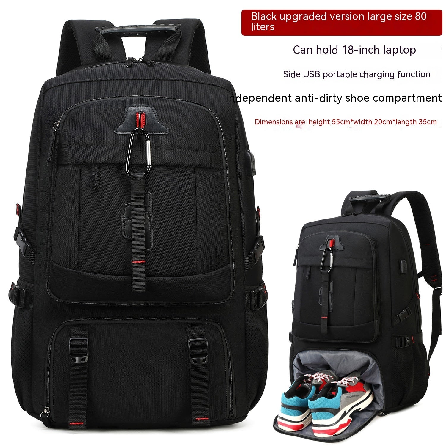 Large Capacity Business Short Trip Men's Backpack Travel
