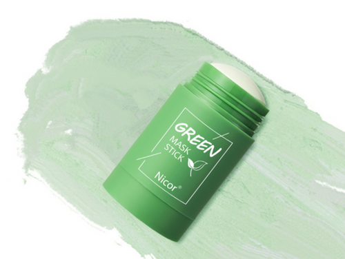 Cleansing Green Tea Mask Clay Stick - Oil Control, Anti-Acne, Whitening Seaweed Mask - Skin Care
