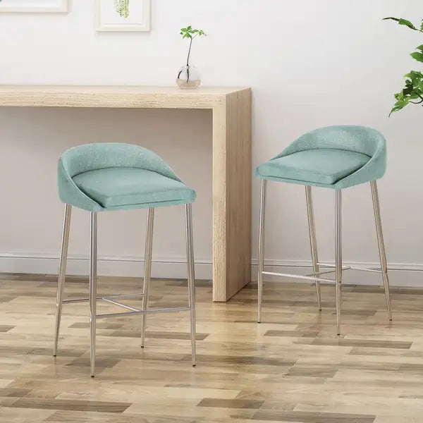 Set of 2 Counter Stools - Modern Kitchen Bar Stools