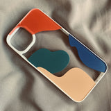 Color Block Contrast Color Geometry Suitable For Mobile Phone Cases