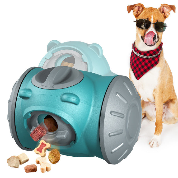 Interactive Dog Tumbler Toy for Pet IQ Enhancement - Slow Feeder for Small to Medium Dogs and Cats