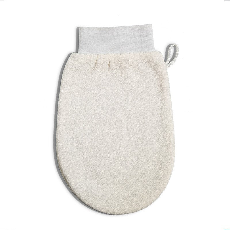 New Thick Coarse Sand Mud Removing Solid Color Bath Gloves