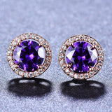 Female Cute Fashion Zircon Earrings Jewelry