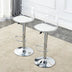 Modern Bar Stools Set of 2 | Swivel & Adjustable Height | PU Seats & PET Backrest - Bar, Restaurant, Counter Seating - Minihomy