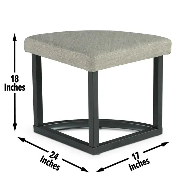 Yukon Brown Coffee Table with Storage Stools