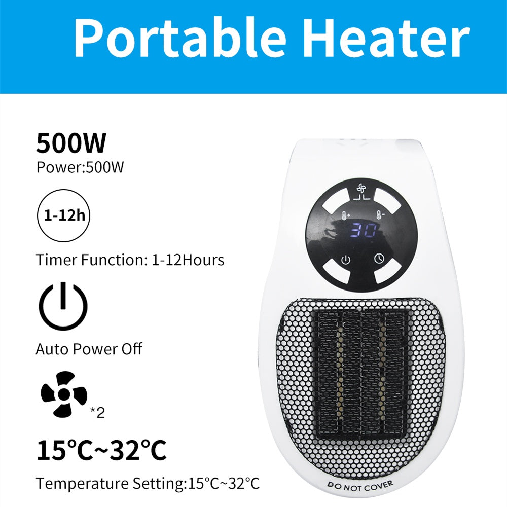 Desktop Space Heater: Multifunctional & Portable for Home & Office