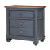 Bridgevine Home Americana Nightstand - No Assembly - Corduroy Blue Finish - Minihomy