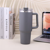 40 oz Stainless Steel Coffee Cup with Handle - Nordic Style Water Mug