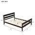 Espresso Full Bed with Headboard and Footboard - Minihomy