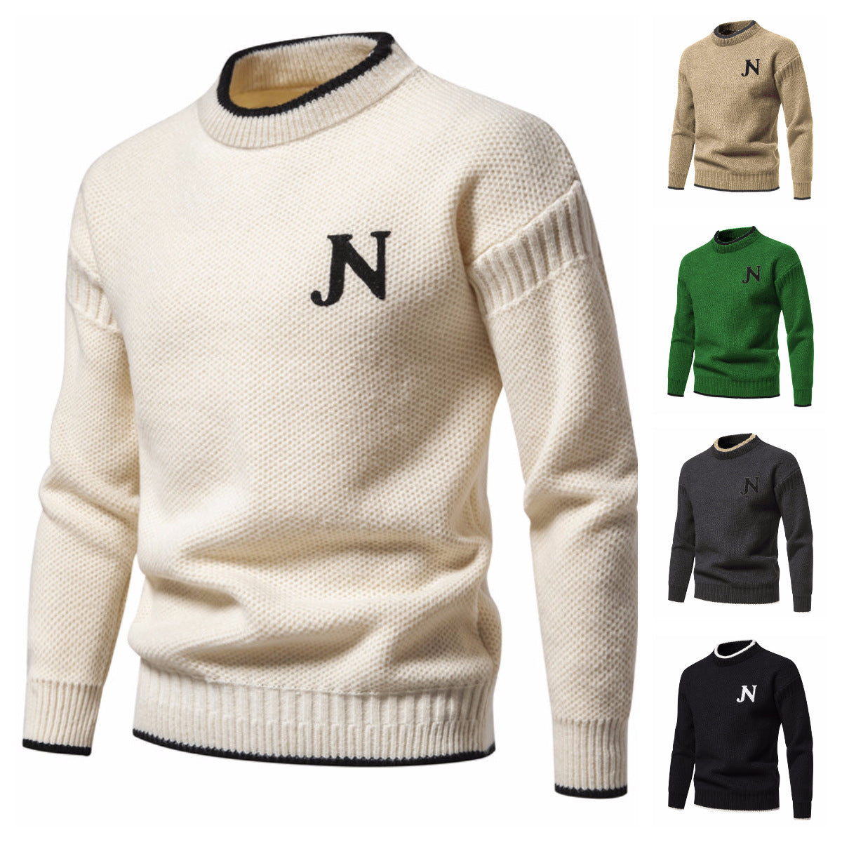 Trendy Leisure Warm Knitted Bottoming Shirt Youth Sweater
