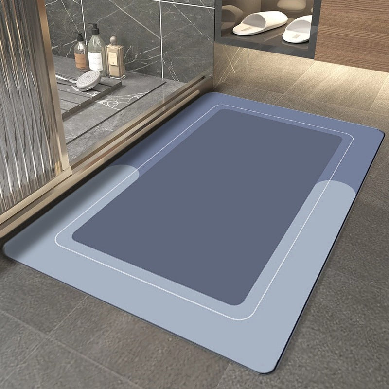 Modern Simple Soft Diatom Ooze Floor Mat Bathroom Absorbent Easy-to-dry Foot Mat