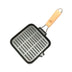 Folding Camping Cookware Cast Iron Steak Skillet Pan - Minihomy