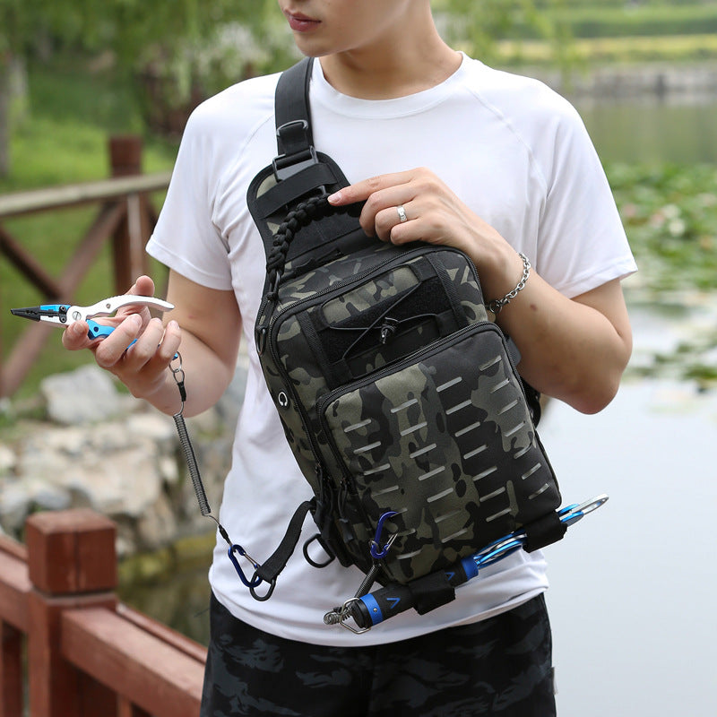 Cross-body Belt Fanny Pack Backpack Fishing Rod Bag Special Large Equipment
