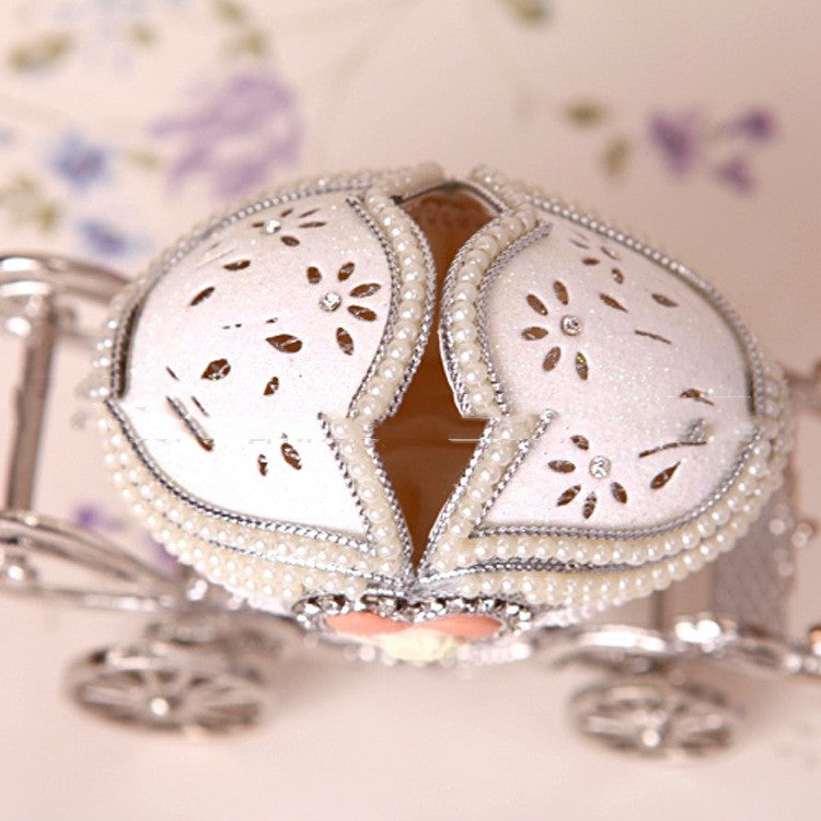 Craft Gift Egg Carving Jewelry Music Box