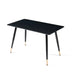 Black Modern Kitchen Dining Table - MDF, Smart Home Design - Minihomy