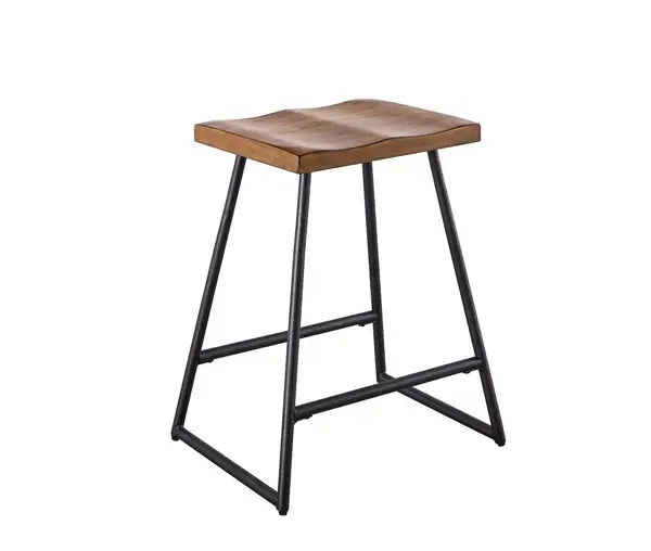 Landon Light Brown Counter Stools (Set of 2) - Minihomy