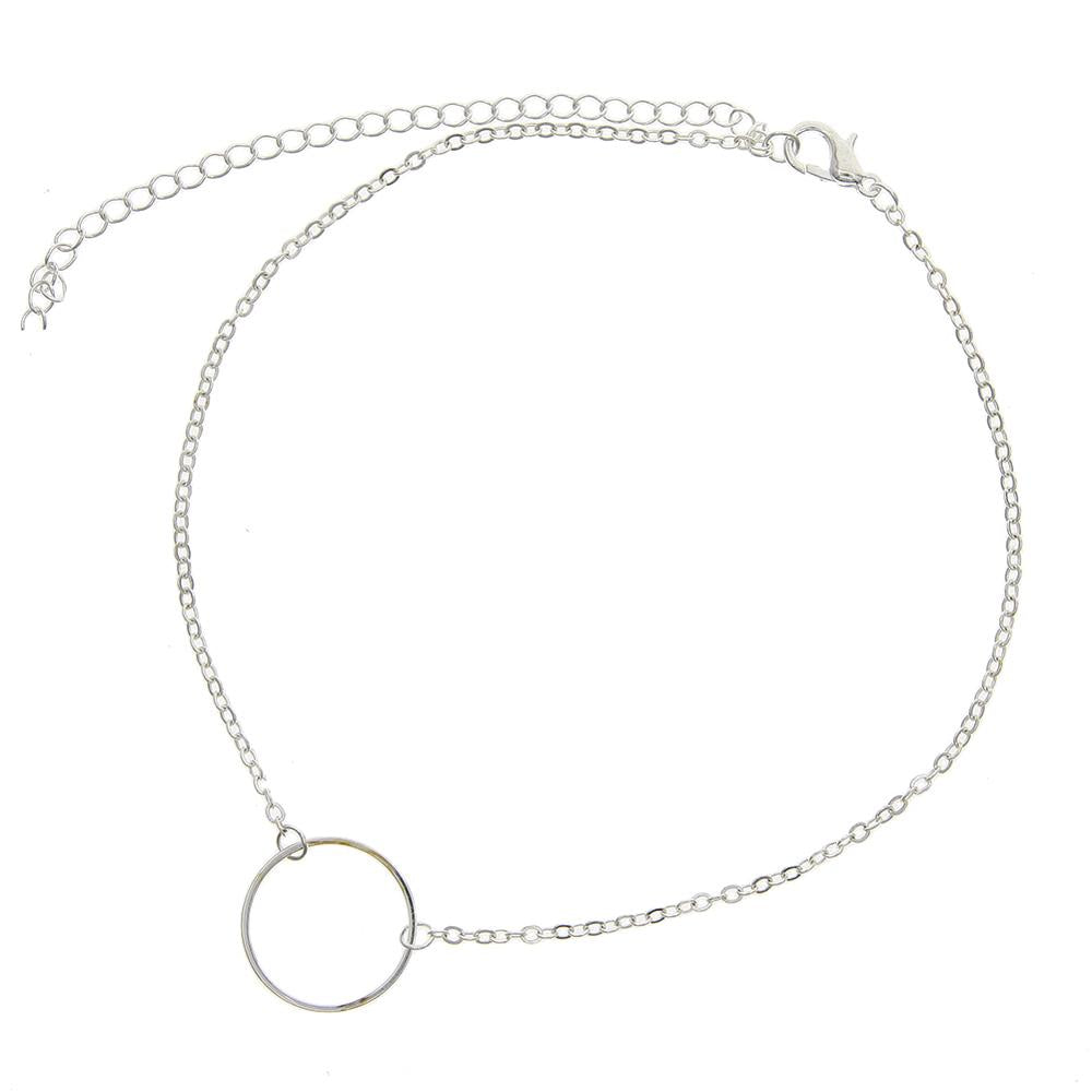 Alloy Ring Necklace
