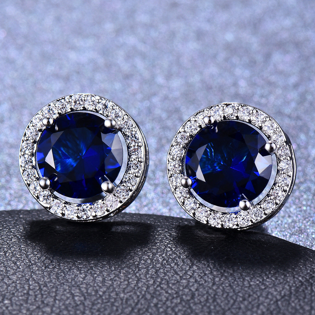 Female Cute Fashion Zircon Earrings Jewelry