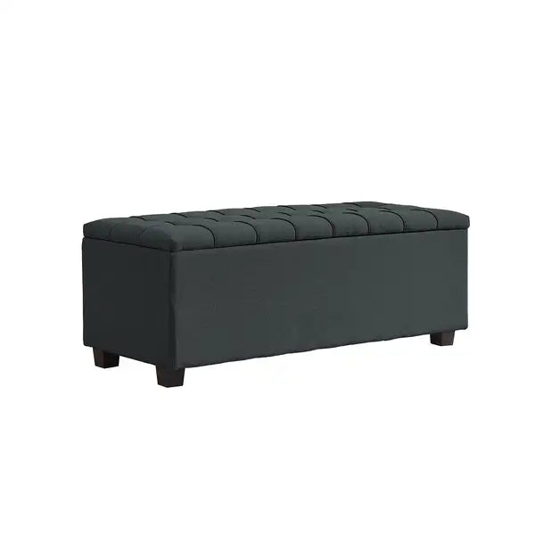 Flip Top Storage Bench with Padded Seat - Entryway, Bedroom, Living Room