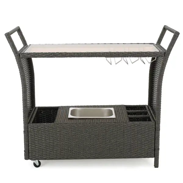 PE KD Bar Cart - Modern Home Decor & Entertainment Essentials - Minihomy