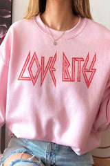 Plus Size - Love Bites Graphic Sweatshirt