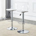 Modern Bar Stools Set of 2 | Swivel & Adjustable Height | PU Seats & PET Backrest - Bar, Restaurant, Counter Seating - Minihomy