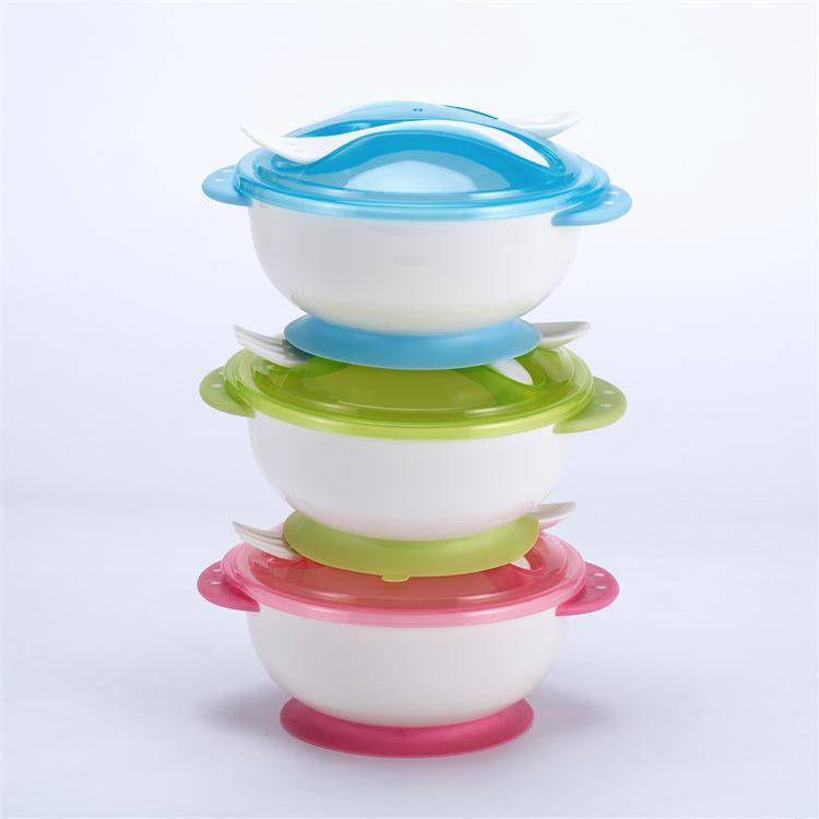 Baby Suction Bowl Complementary Food Bowl Feeding Tableware Set - Minihomy