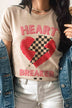 Plus Size - Checkered Lightning Heartbreaker Tee - Minihomy