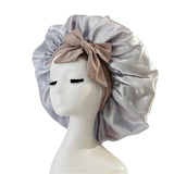 New Silk Bonnet For Sleeping Women Satin Bonnet Hair Bonnet Night Sleep Cap Scarf Wrap For Curly Hair With Tie Band For Curly Hair