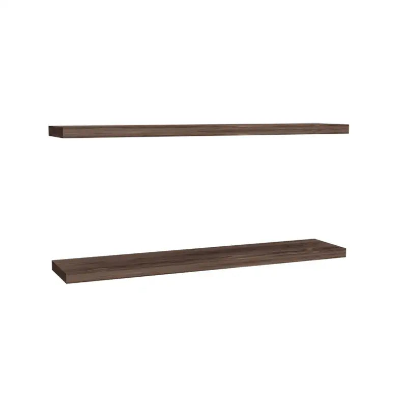 Ecco 47" Floating Shelves (Set of 2) - Wall Shelves for Bedroom, Bathroom & Living Room