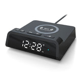 Multifunctional 15W Wireless Charger Clock Alarm Clock Factory Private Model