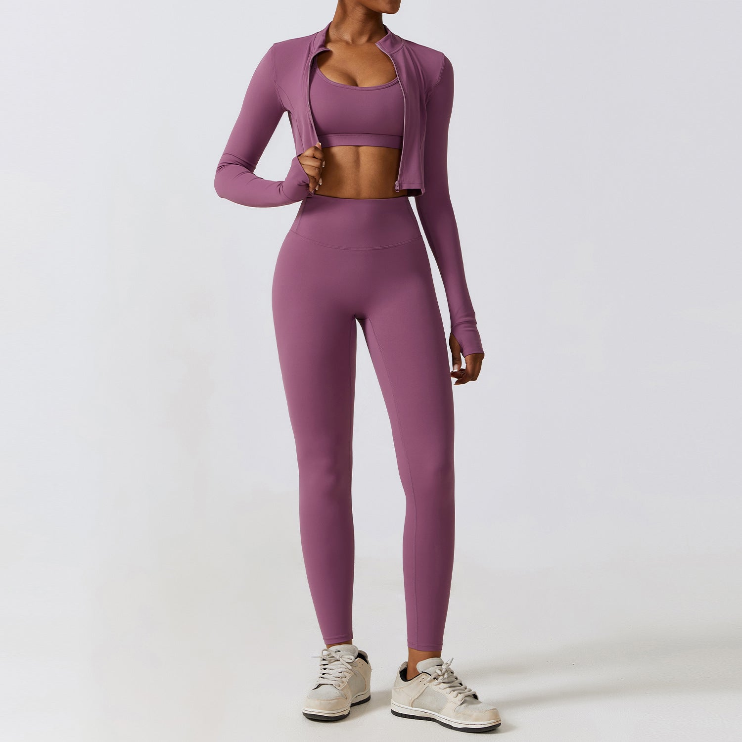 Women's Slimming Three-piece Fitness Suit