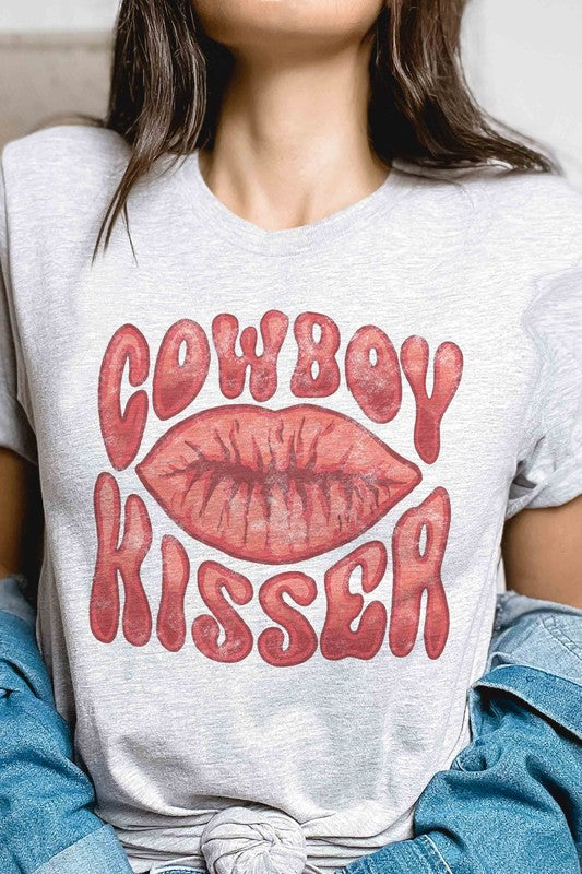 Plus Size - Cowboy Kisser Graphic T-Shirt