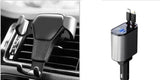 100W Super Fast Car Charger - Metal USB & Type-C Adapter