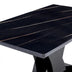 Black Modern Dining Table with MDF Legs - F-790 for Home & Office - Minihomy