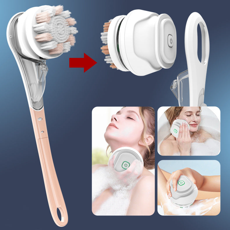 Multifunctional Electric Bath Brush - Six-in-One Waterproof Rubbing Artifact