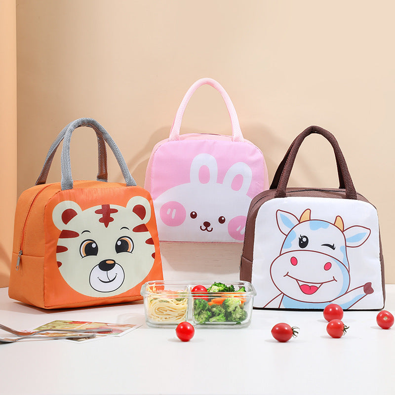 Cartoon Lunch Box Portable Cooler Bag