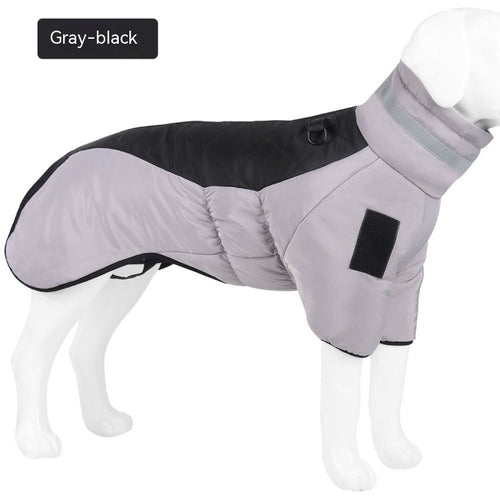 Winter Dog Coat Waterproof Pet Clothes For Medum Large Dogs Warm Thicken Dog Vest