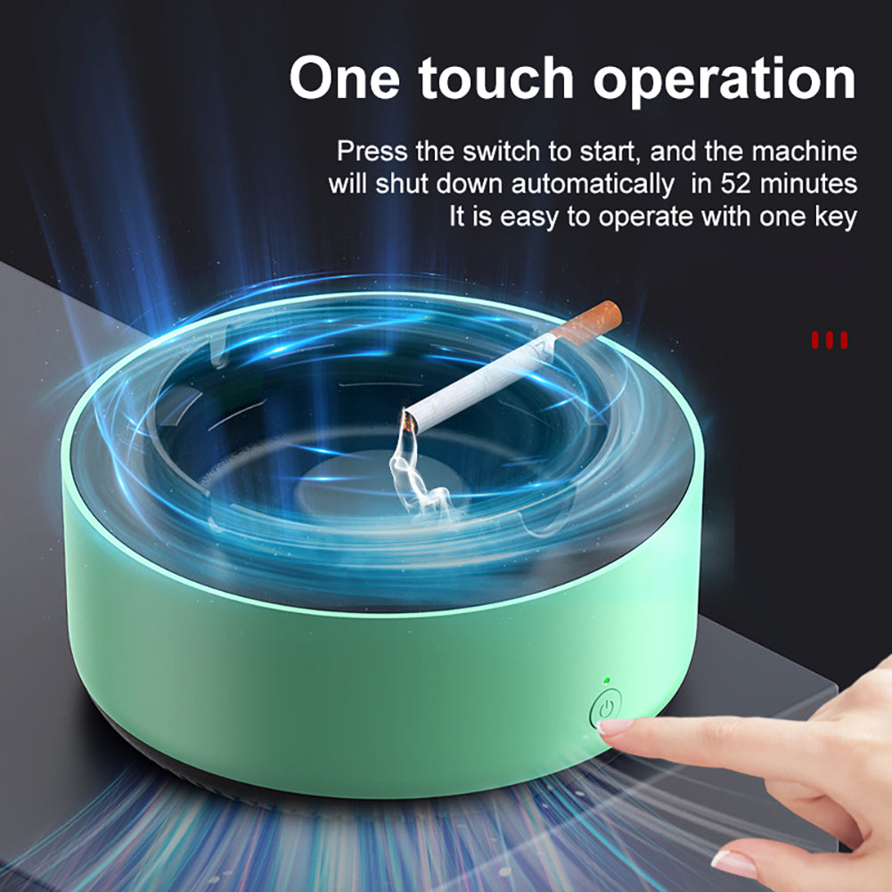 Intelligent Electronic Ashtray with Air Purifier - Durable and Convenient