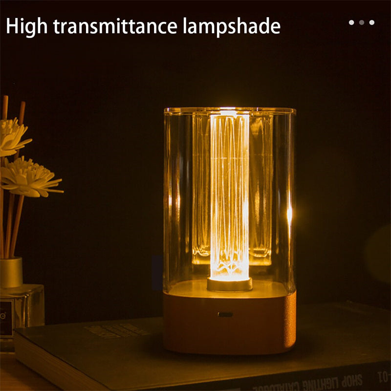 LED Touch Atmosphere Light - USB Charging Bedside Lamp - Minihomy